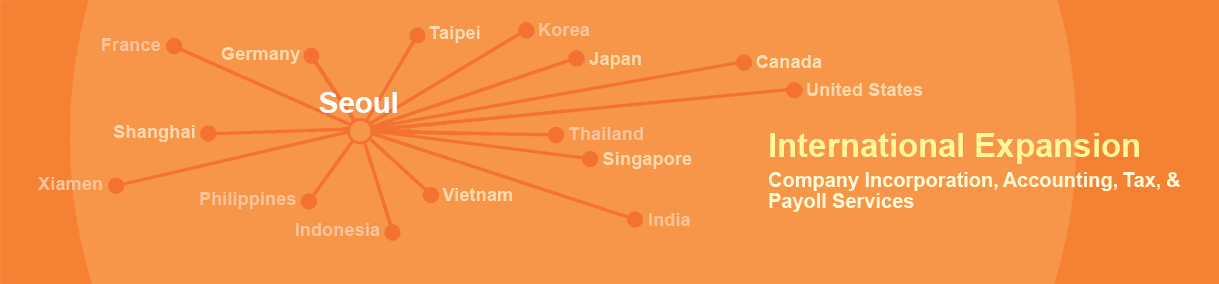 International Expansion for Companies based in SEL: Evershine company registration, accounting, tax, payroll services assist your company to expand the business internationally.